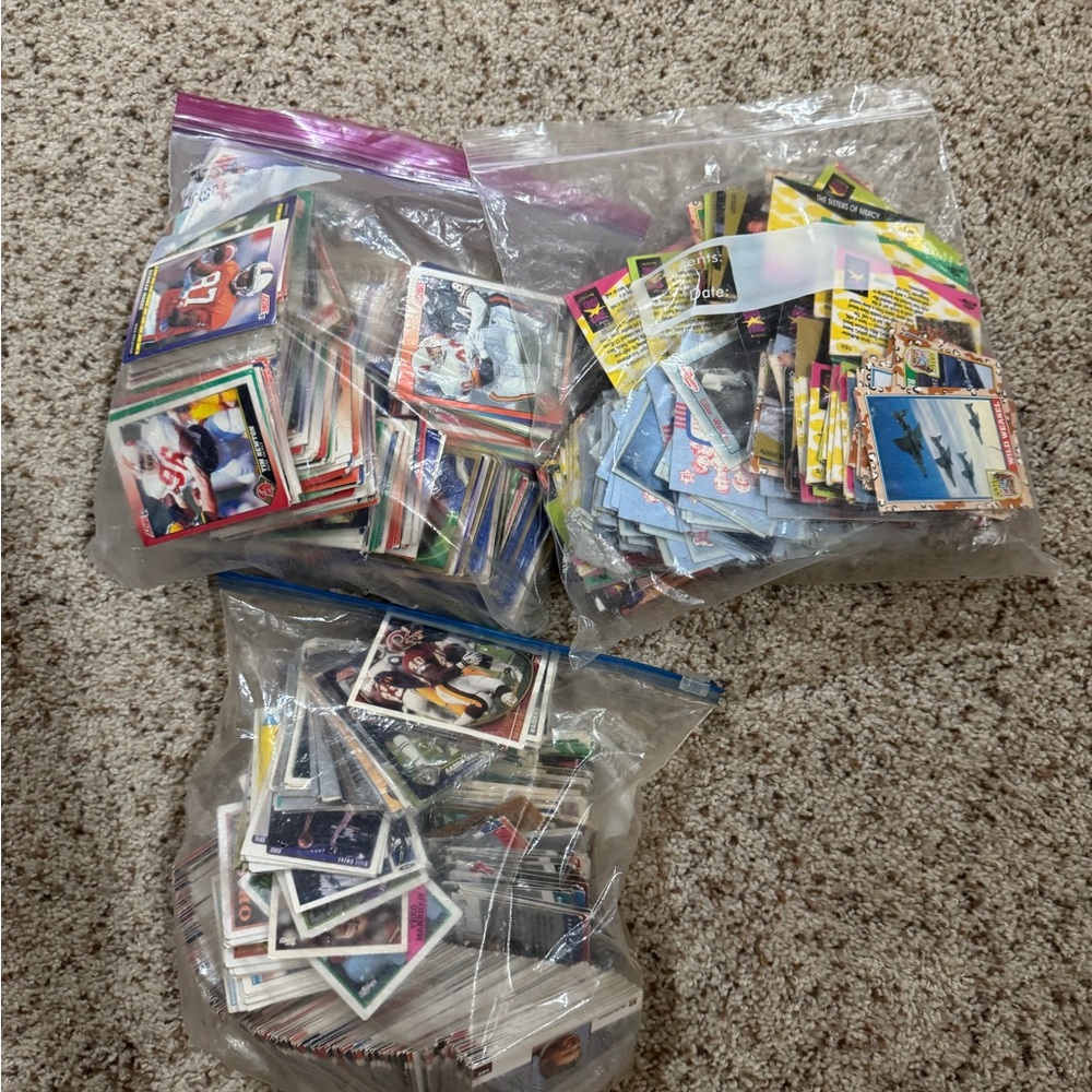 Assorted Sports Trading Cards Collection